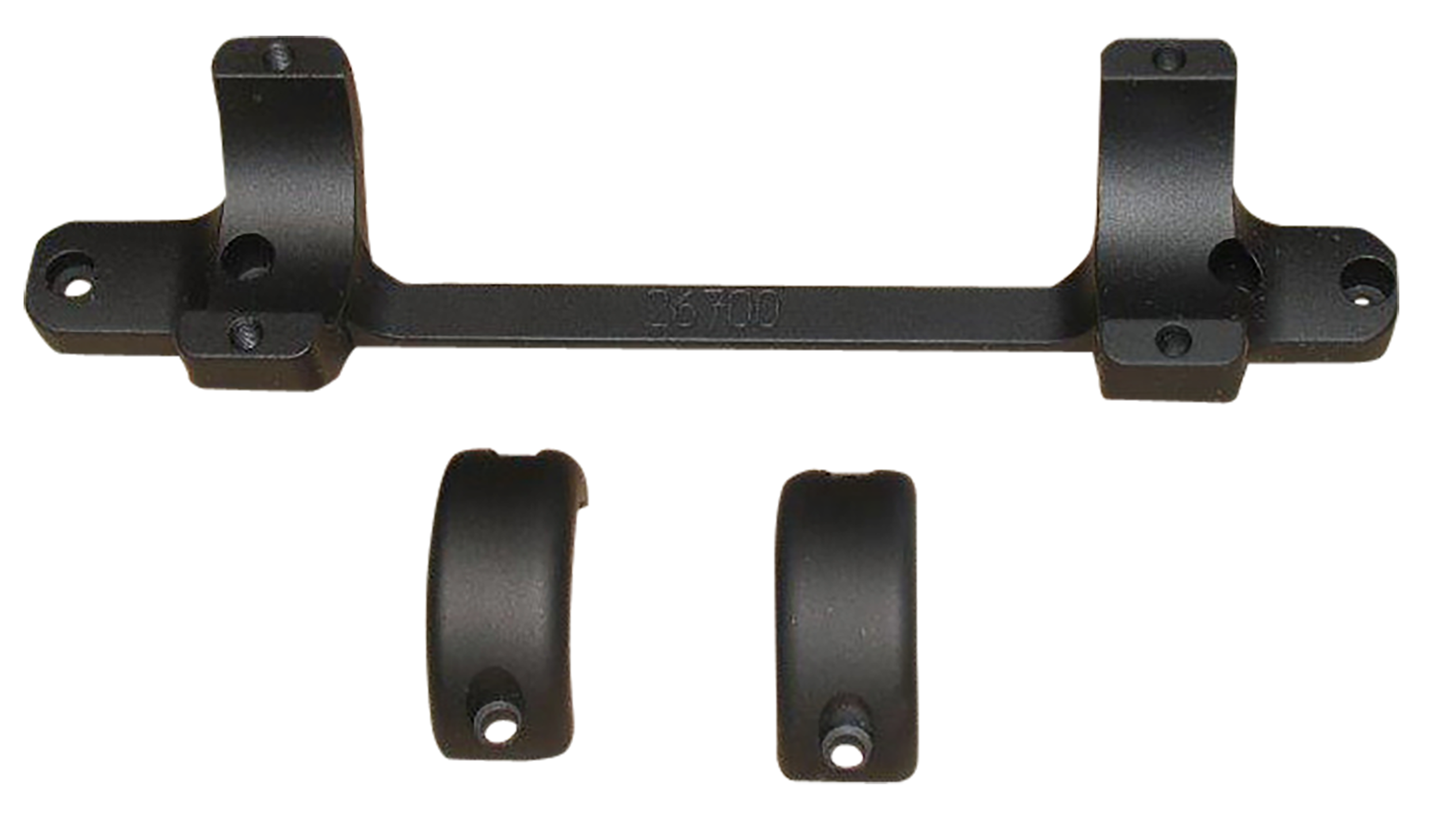 DNZ Products Game Reaper 1-Piece Scope Base with 1" Integral Rings Remington 7 Matte