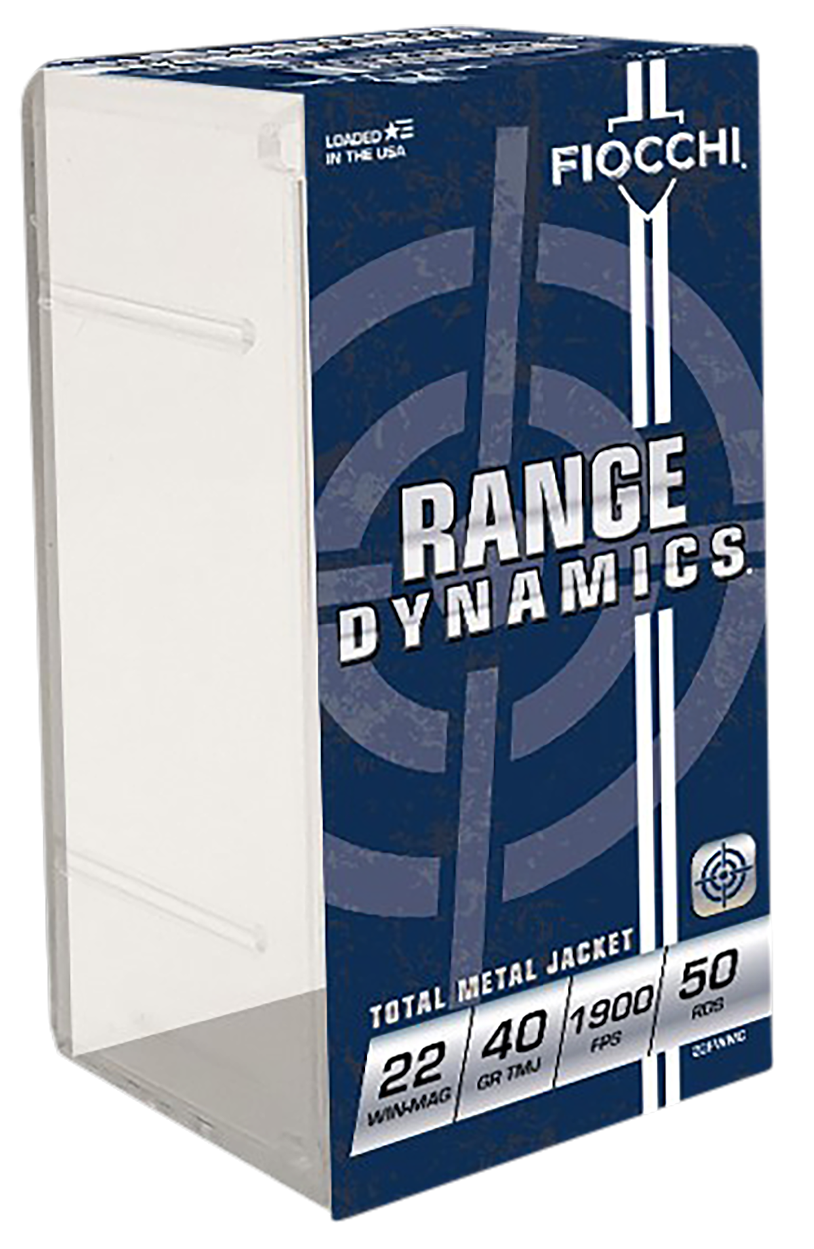 Fiocchi 22FWMC Field Dynamics Performance 22 WMR 40 gr FMJ50rd Bx