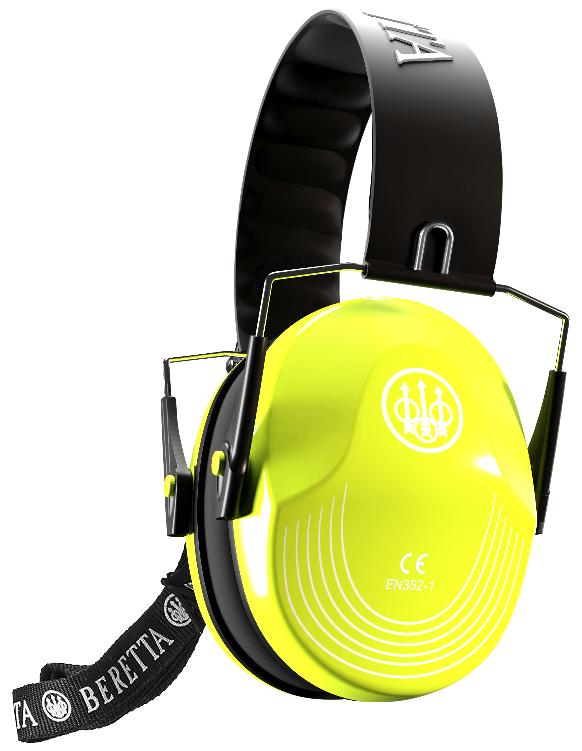 Beretta USA CF1000000202FF Safety Pro Muff 25 dB Florescent Yellow/Black
