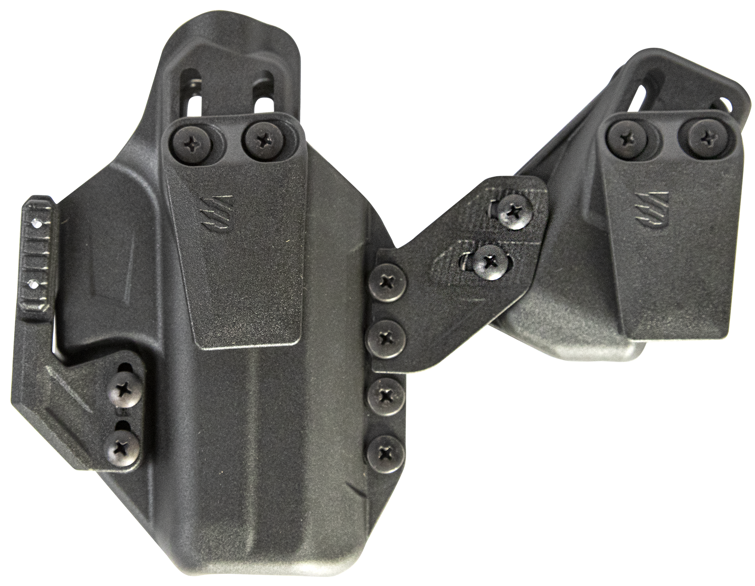 Blackhawk 416176BK Stache Premium Kit IWB Size 76 Black Polymer Belt Clip Fits Glock 48 Ambidextrous