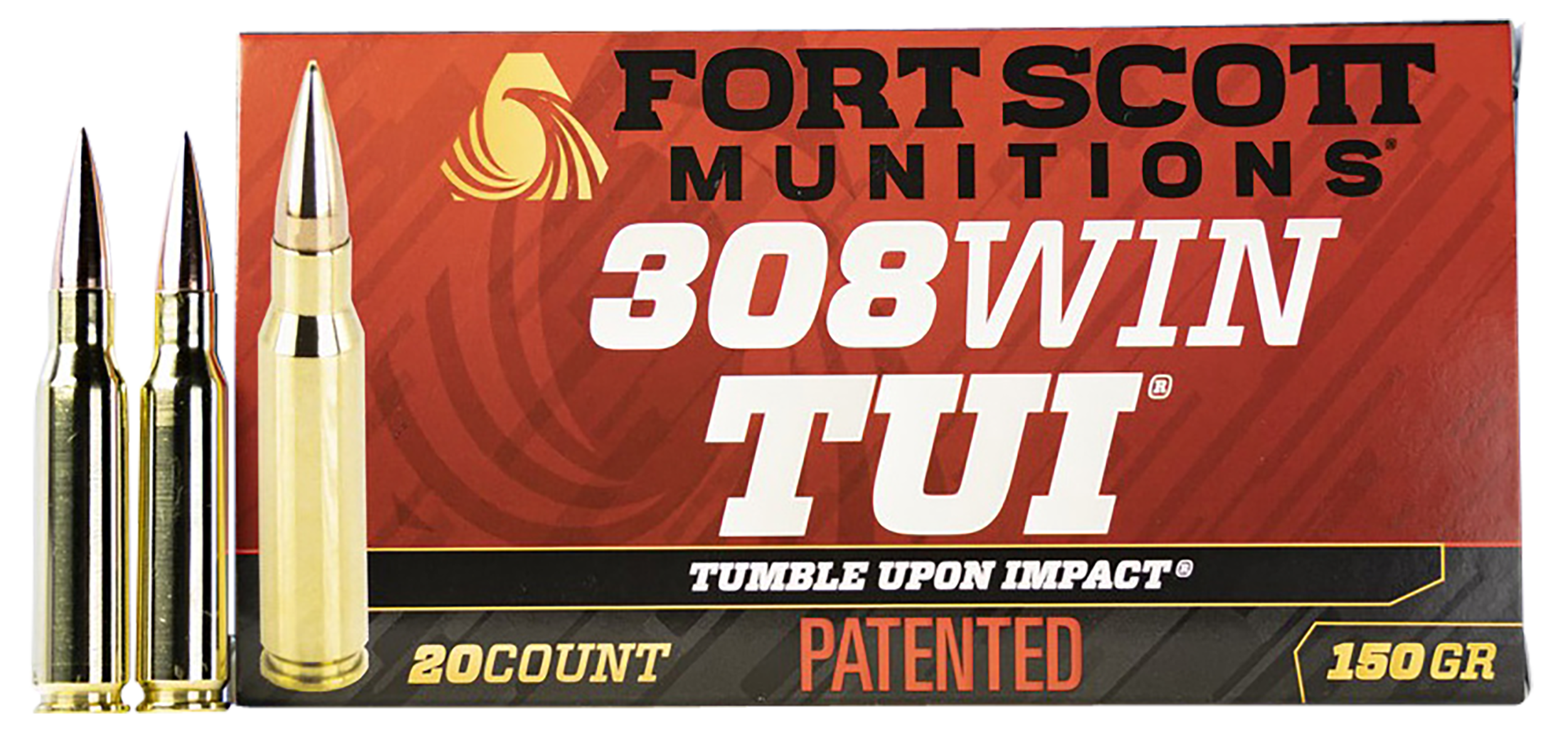 Fort Scott Munitions 308150SCV2 Tumble Upon Impact (TUI) Rifle 308 Win 150 gr Solid Copper Spun (SCS) 20 Per Box/ 10 Cs