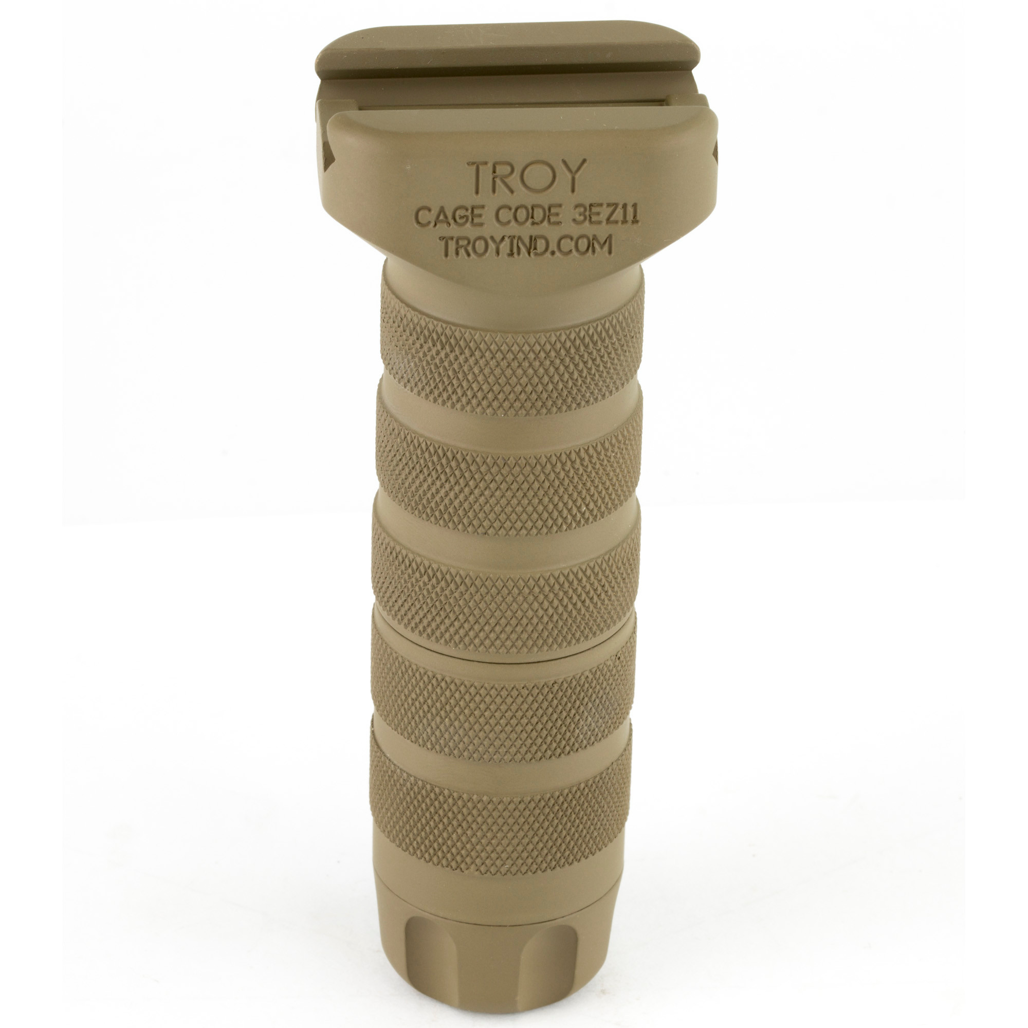 Troy IndSGRITRGA0FT00 Modular Combat Combat Grip Aluminum FDE