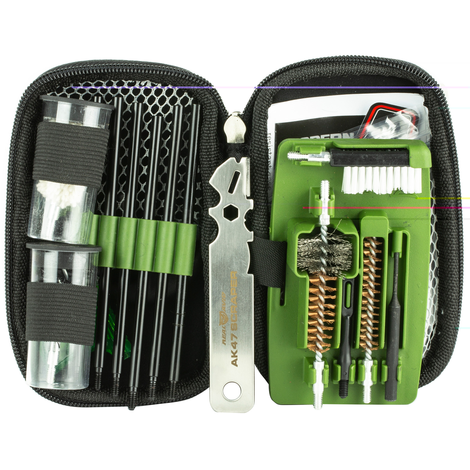 Real Avid AVGCKAK47 Gun Boss Cleaning Kit AK47/Green Weather Proof Ballistic Nylon Case