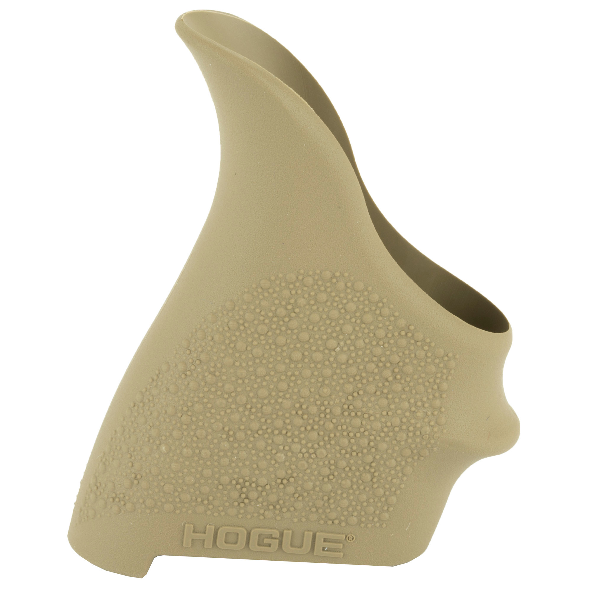 Hogue 18203 HandAll Beavertail Grip Sleeve Textured Flat Dark Earth Rubber for Glock 42, 43