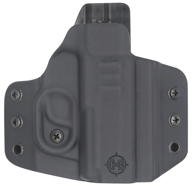 C&G Holsters 0256100 CovertOWB Black Kydex Belt Loop Fits Sig P365/P365 XL