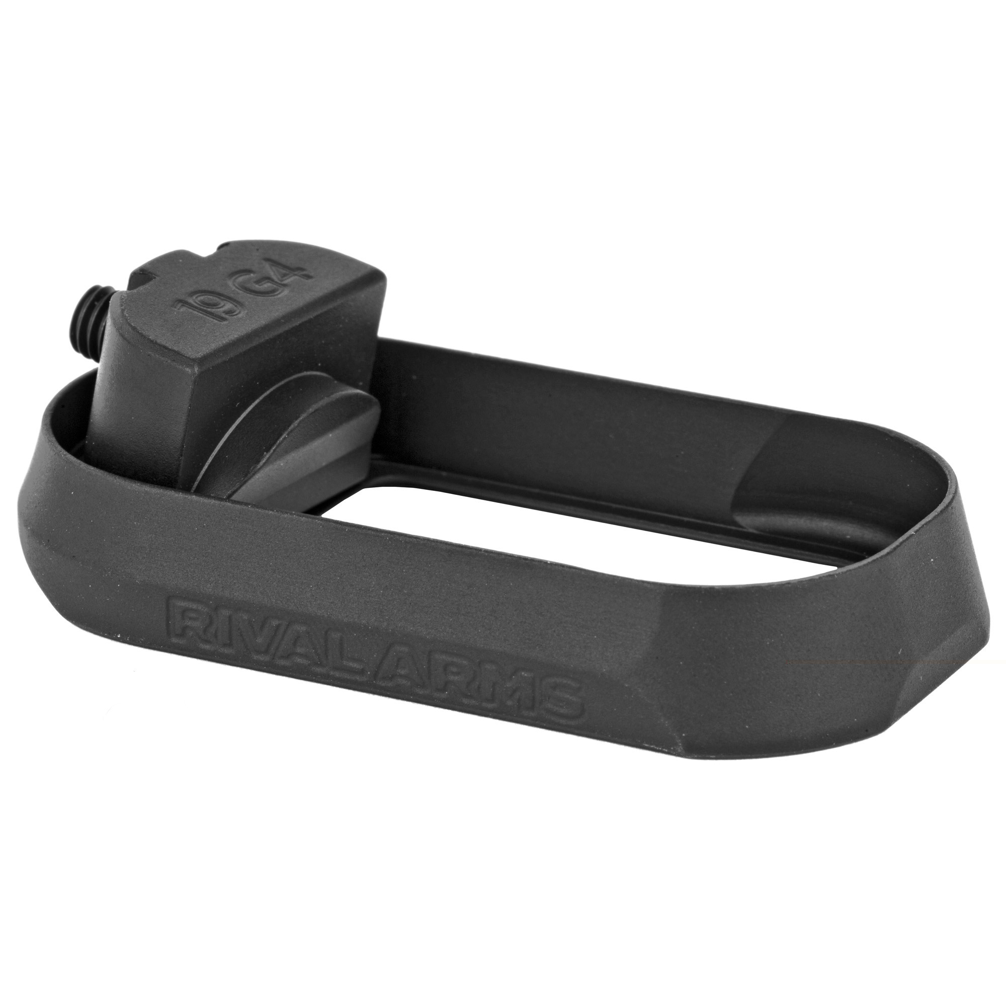 Rival Arms RA70G211A Two Piece Magwellmade of Aluminum with Anodized Black Finish for Glock 19 Gen4