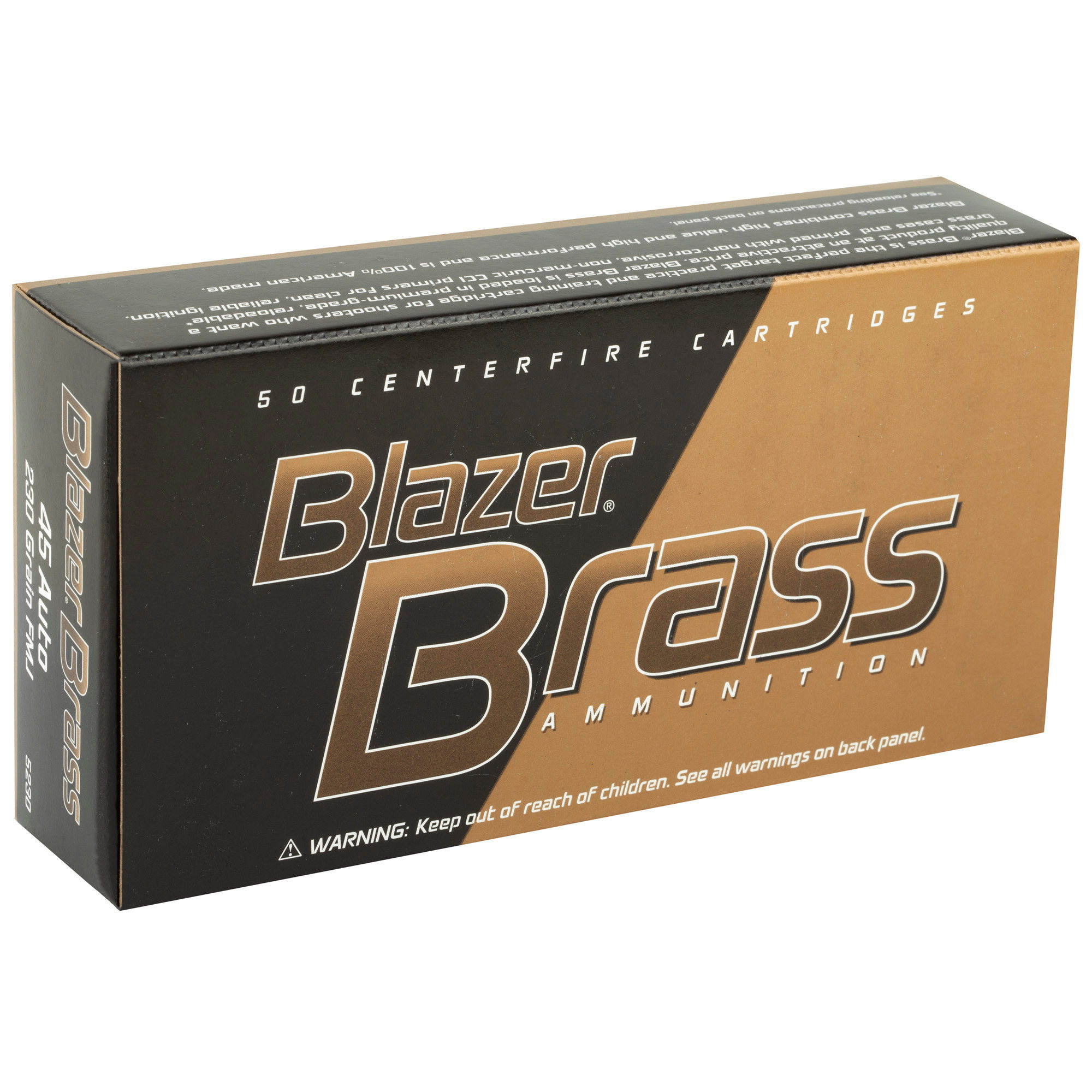 Blazer Brass Ammunition 45 ACP 230 Grain Full Metal Jacket
