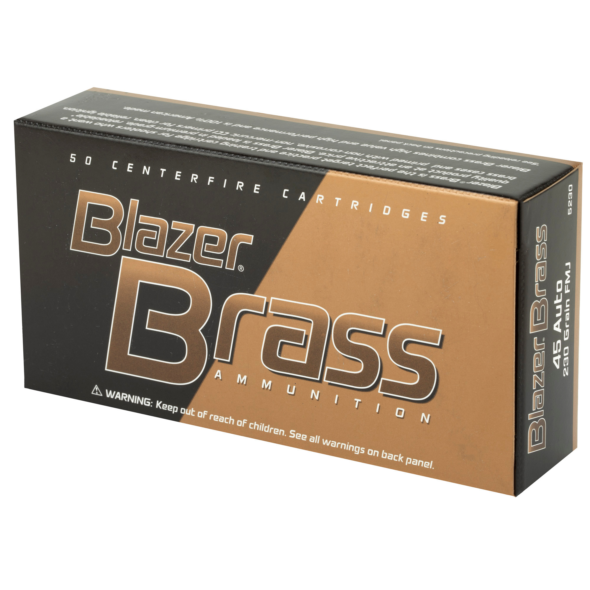 Blazer Brass Ammunition 45 ACP 230 Grain Full Metal Jacket