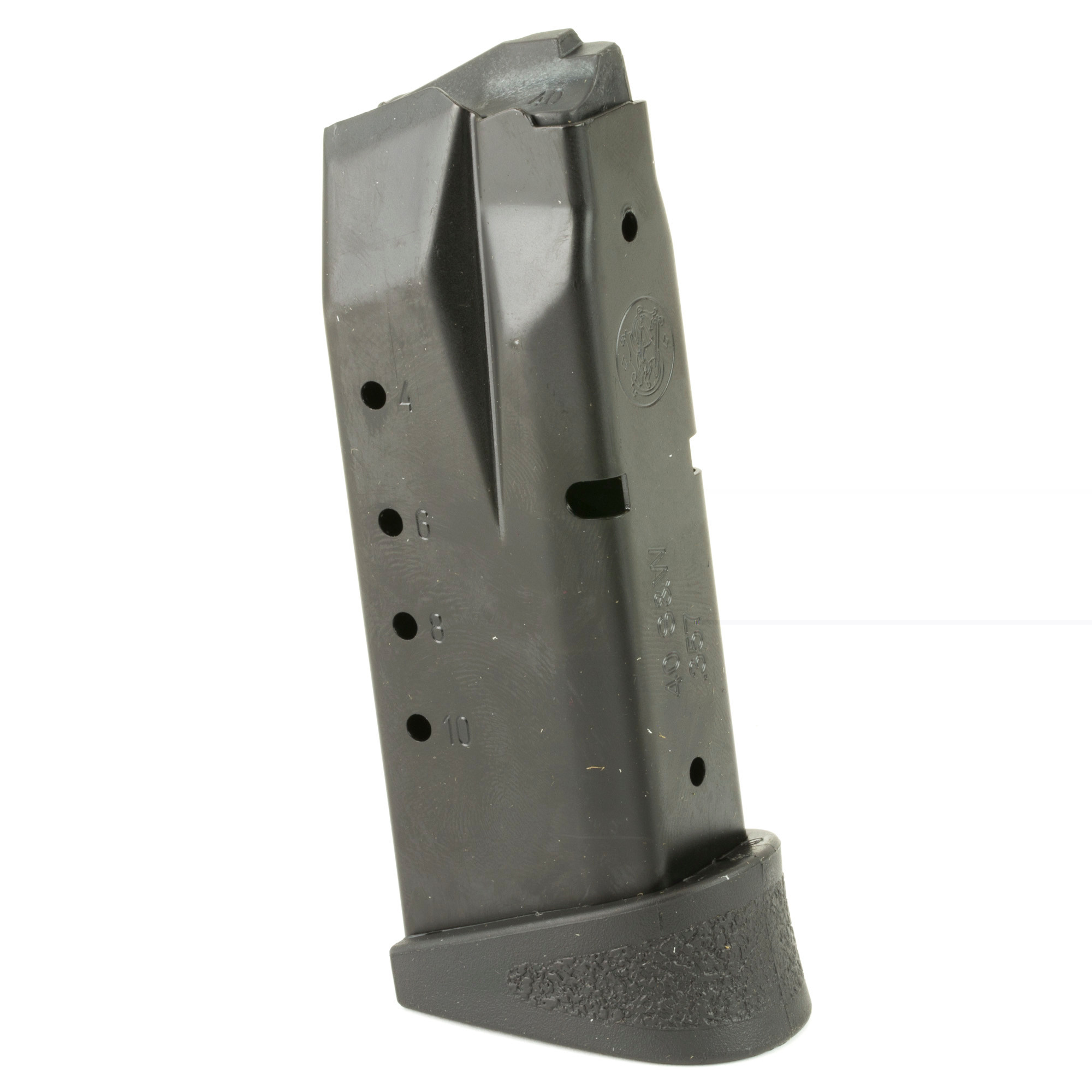 Smith & Wesson Magazine S&W M&P Compact 357 Sig, 40 S&W 10-Round with Finger Rest Steel Blue