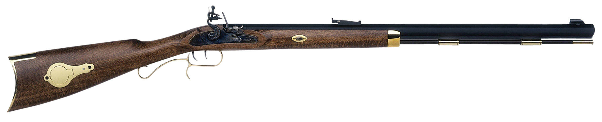 Traditions Hawken Woodsman Muzzleloading Rifle 50 Caliber Flint 28" Blued Barrel Select Hardwood Stock