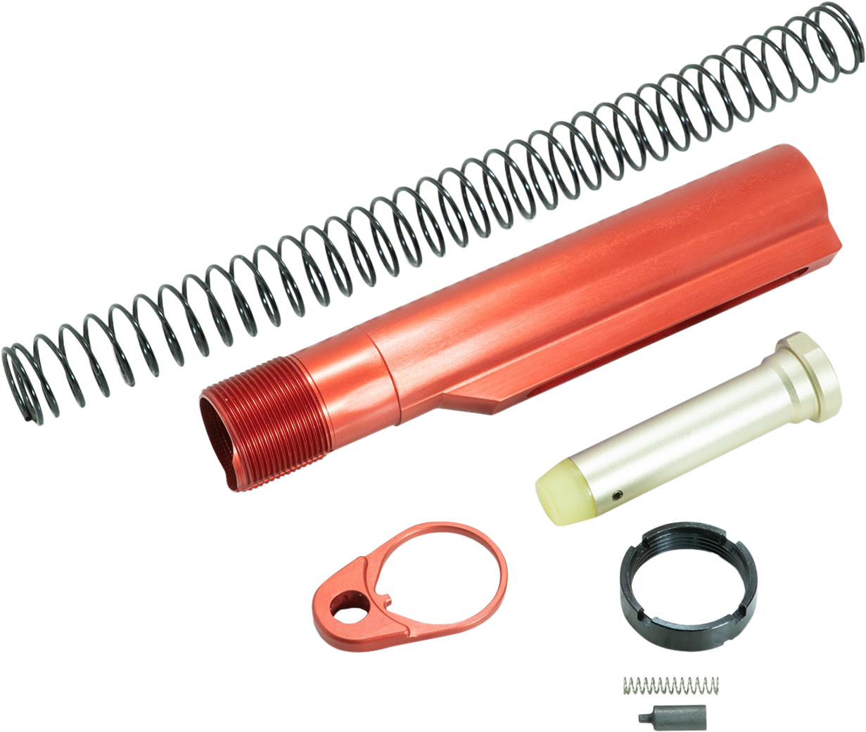 Timber Creek Outdoors ARBTKR Buffer Tube KitRed Anodized for AR-15