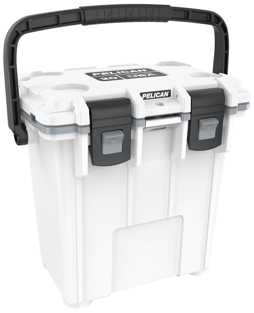 Pelican , Pelican 20q-1-whtgry     20qt Elite Cooler Wht/gry