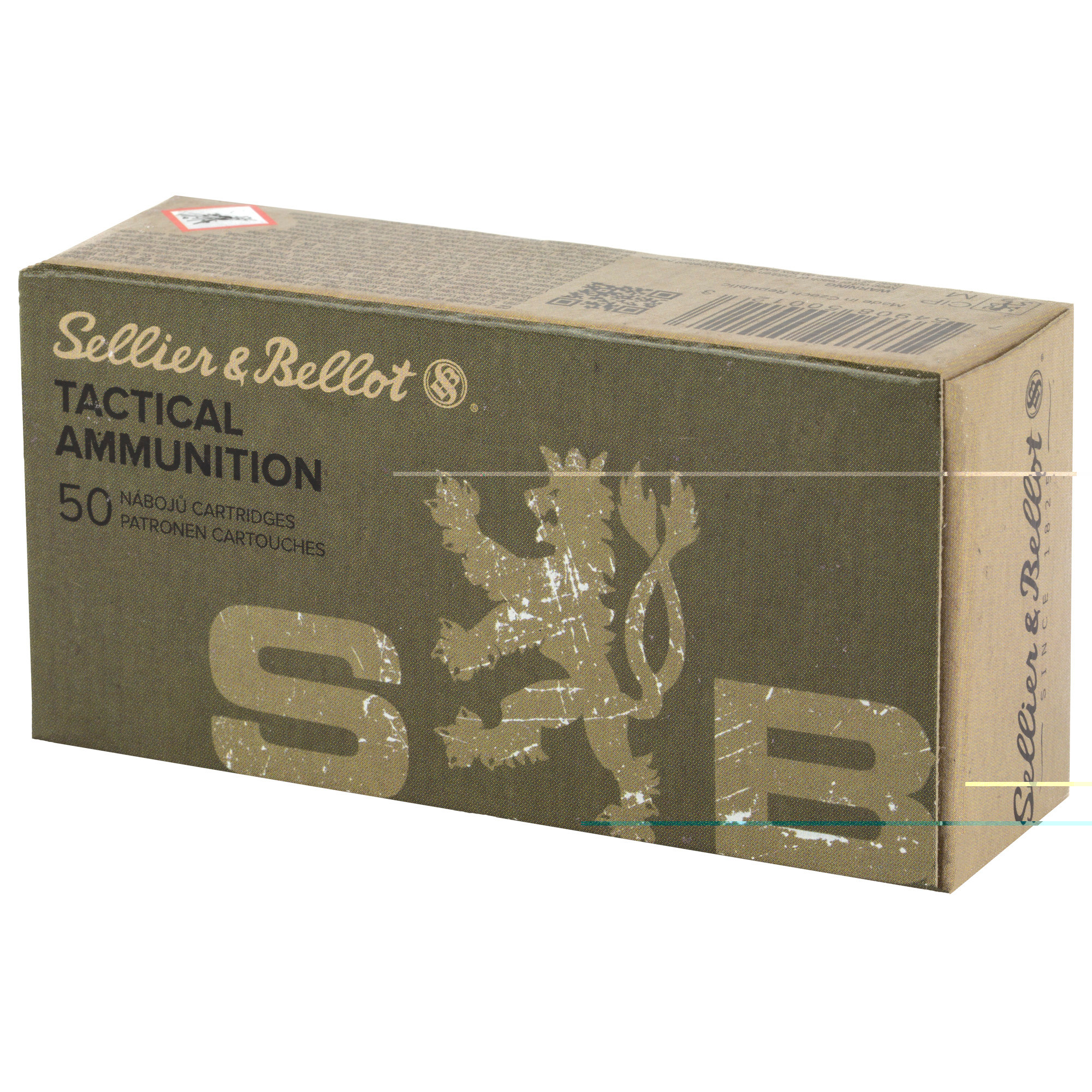 Sellier & Bellot SB9SUBA Handgun Target 9mm Luger Subsonic 140 gr FMJ50rd Bx