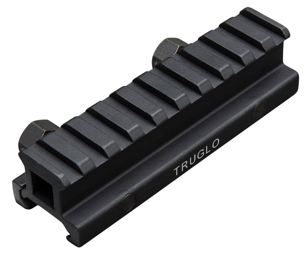TRUGLO 1-Piece Picatinny-Style Riser Mount Matte