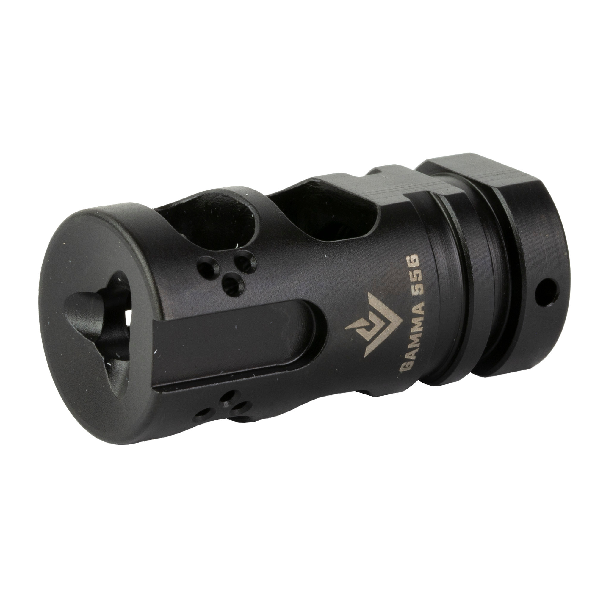 Aero Precision APVG200001A VG6 Gamma 5.56x45mm NATO 1/2"-28 tpi, Black Stainless Steel, 2 Port Brake