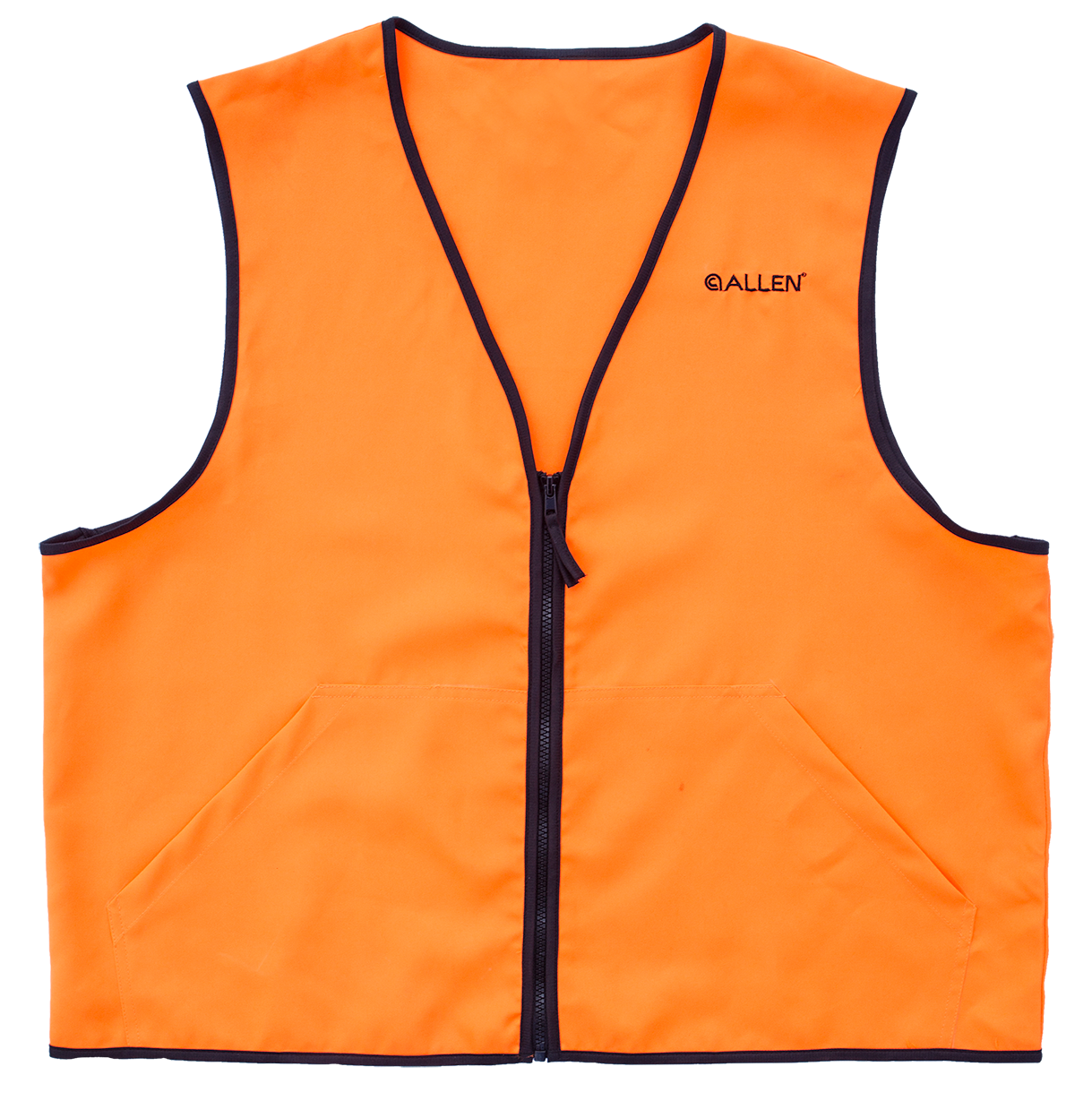 Allen 15766 Deluxe Hunting Vest Large Polyester Blaze Orange Deluxe Blaze Orange Hunting Vest Large