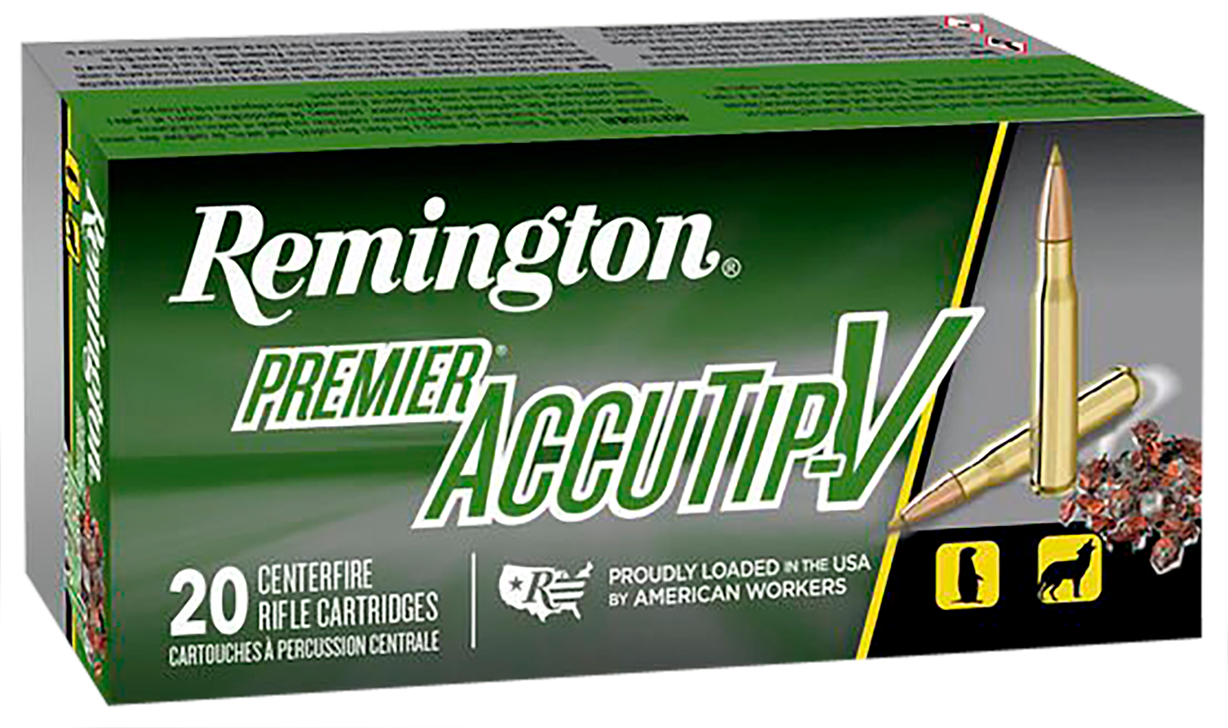 Remington Premier Varmint Ammunition 204 Ruger 40 Grain AccuTip Boat Tail