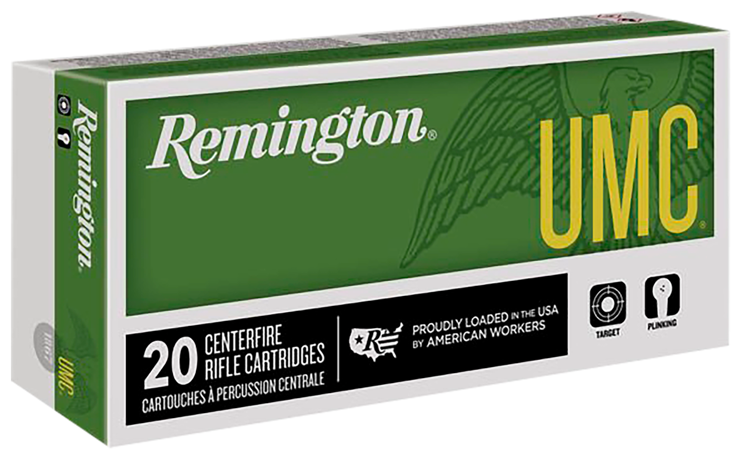 Remington Ammunition 23748 UMC Target 223 Rem 45 gr Jacketed Hollow Point (JHP) 20 Per Box/ 10 Cs