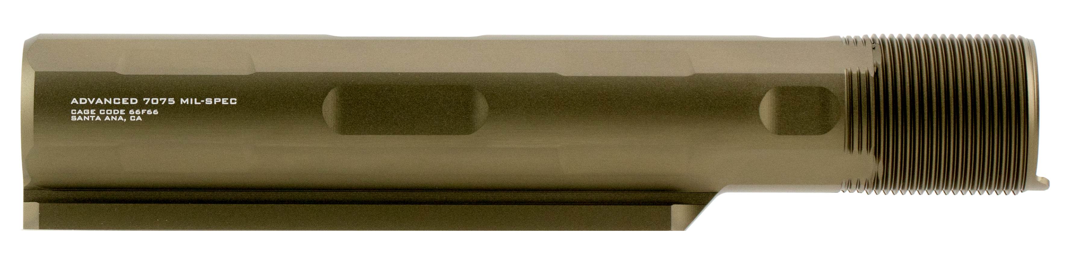 Strike ARARET7FDE Advanced Receiver ExtensionAR-15, AR-10 Flat Dark Earth Aluminum