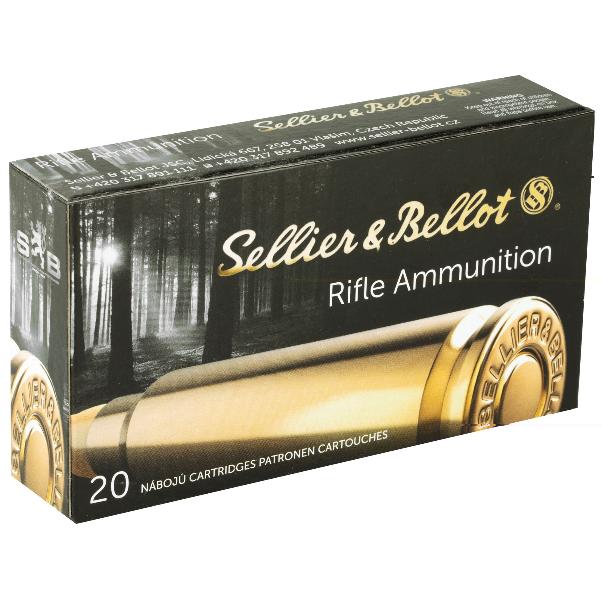 Sellier & Bellot Ammunition 6.5 Creedmoor 131 Grain Soft Point 20RD