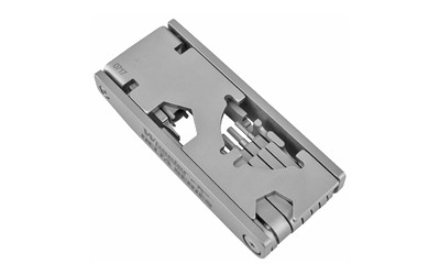 Wheeler 1078948 Delta Series Compact Multi-Tool Silver Folding Stainless Steel AR Platform