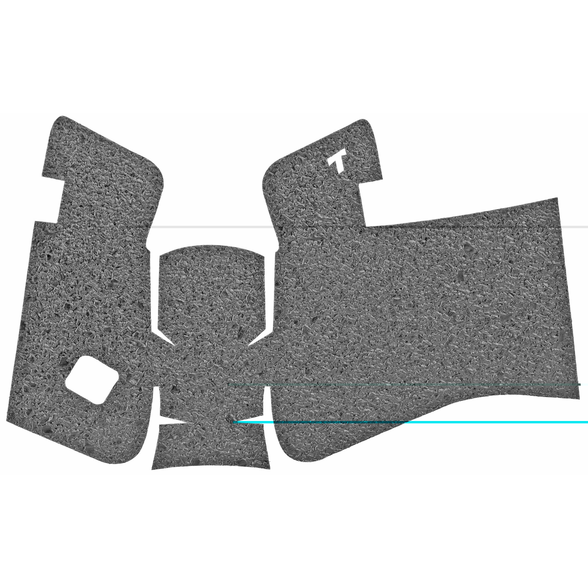 Talon Grips 383R Adhesive GripTextured Black Rubber for Glock 19,23,25,32,38,44 Gen5 with Medium Backstrap
