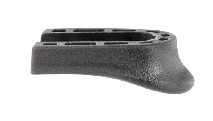 Pearce Grip PGEZ Grip Extensionmade of Polymer with Black Finish & 1/2" Gripping Surface for 380 ACP S&W M&P Shield EZ