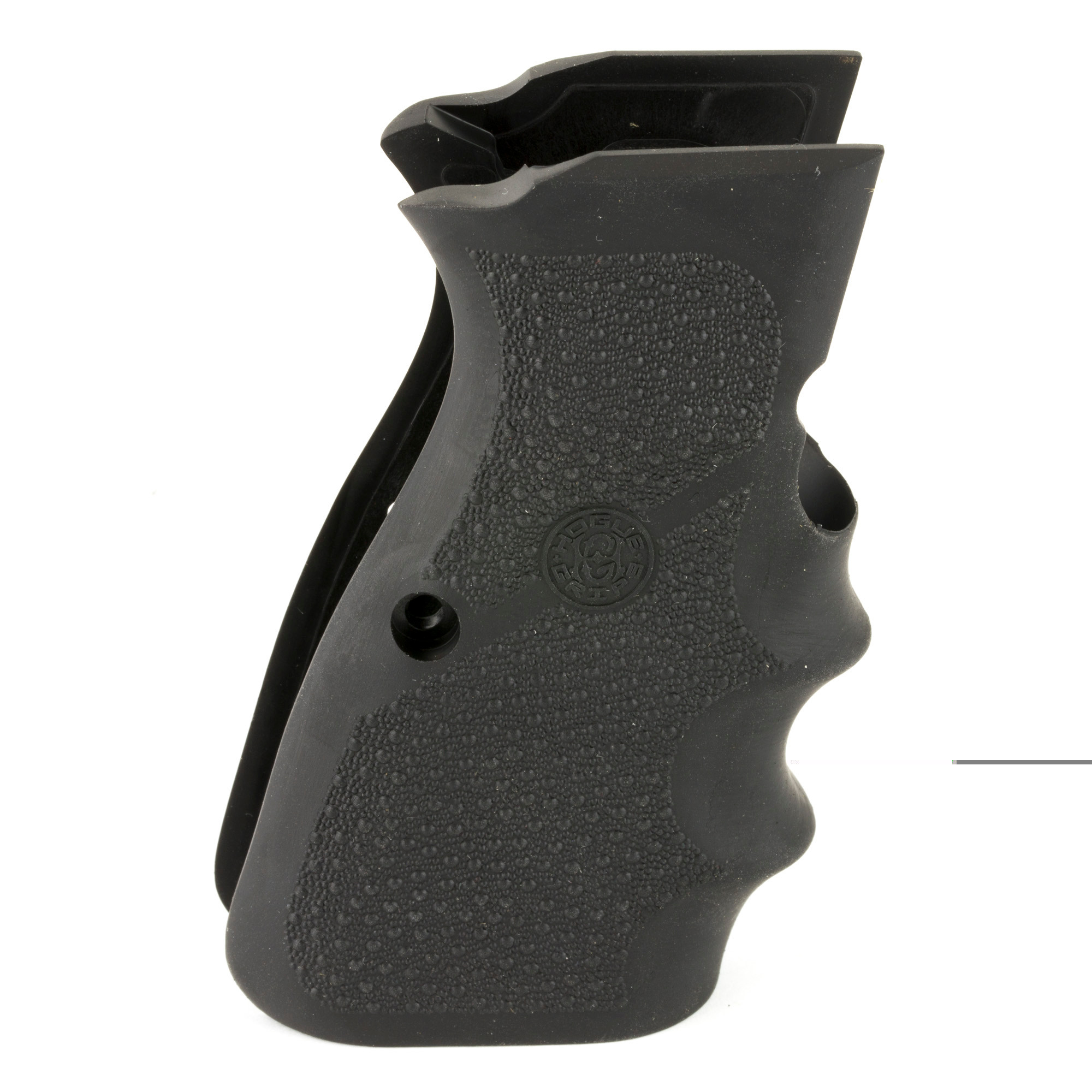 Hogue Wraparound Rubber Grips with Finger Grooves Browning Hi-Power Black