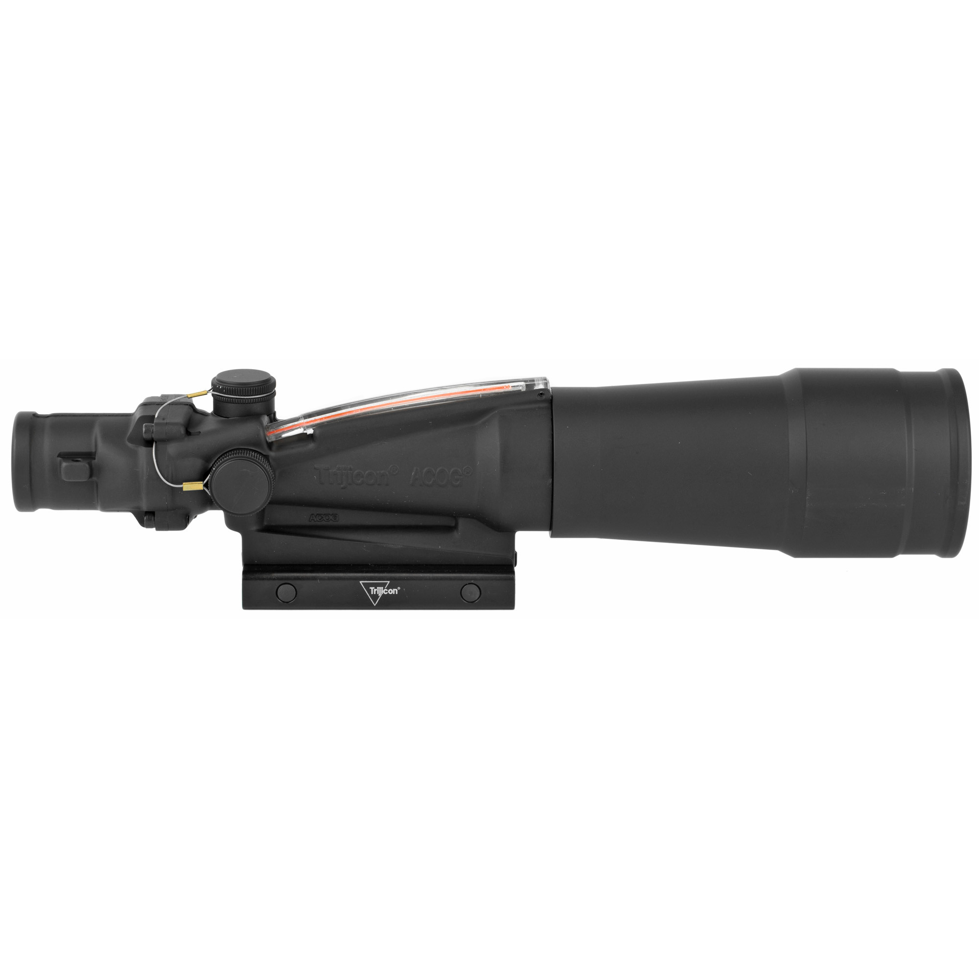 Trijicon 5.5x50 Acog Rifle Scope Matte, .308 Red Chevron, w/ Picatinny Adapter