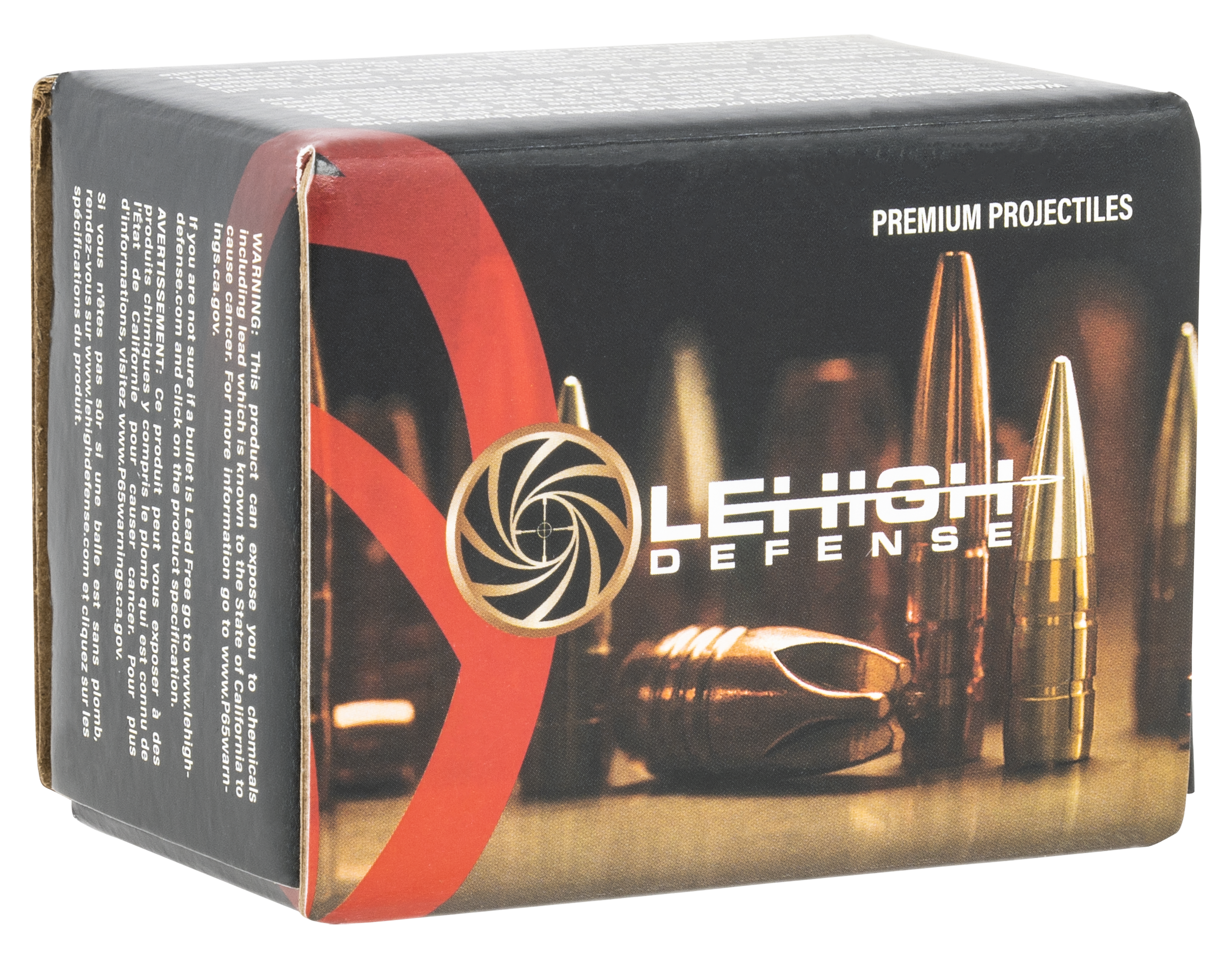 Lehigh Defense Controlled Chaos Bullets 264 Caliber, 6.5mm (264 Diameter) 130 Grain Fracturing Copper Hollow Point Boat Tail Lead-Free Box of 50