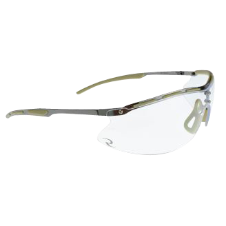 Radians CSB1011CS Bravo Glasses Adult Clear Lens Polycarbonate Black Frame