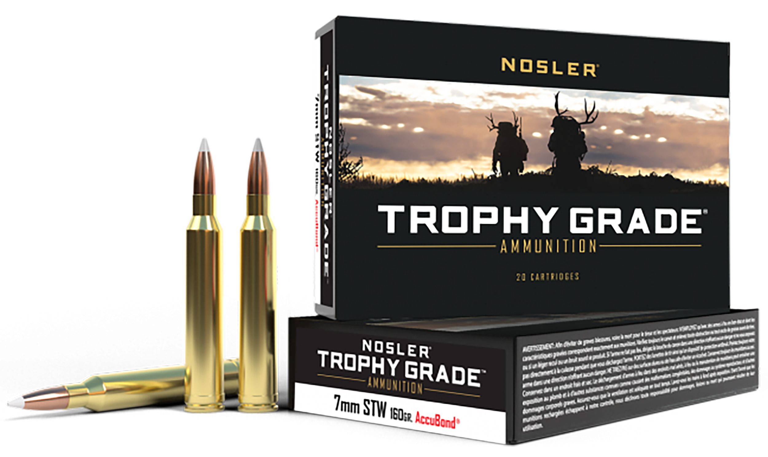Nosler Trophy Grade Nos 60047 Trophy 7mmstw   160 Ab             20/10