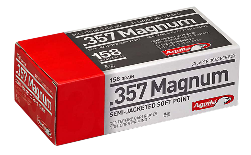 Aguila Ammunition 357 Magnum 158 Grain Semi-Jacketed Soft Point