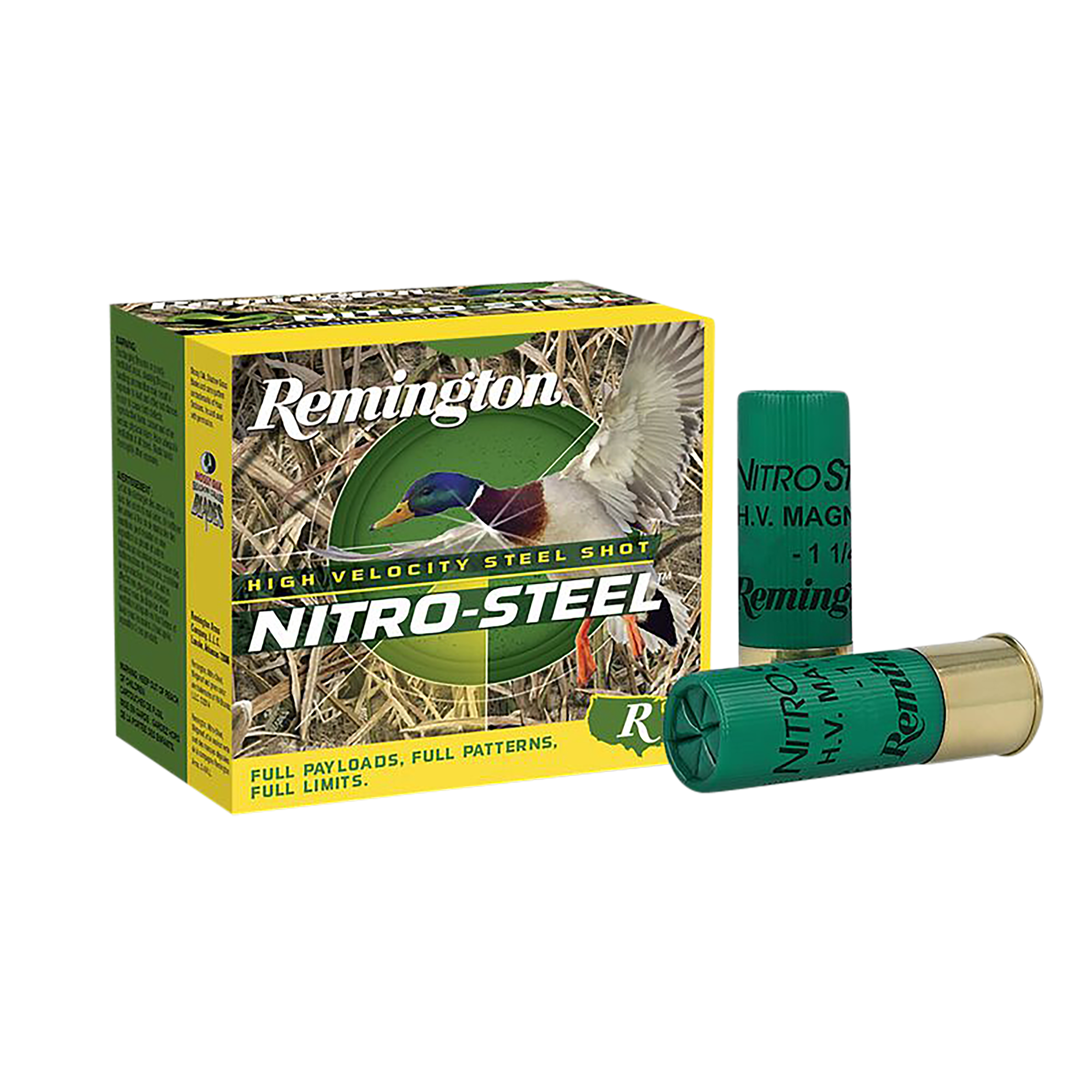 Remington Ammunition 20864 Nitro-Steel High Velocity 12 Gauge 3" 1 3/8 oz 4 Shot 25 Per Box/ 10 Cs