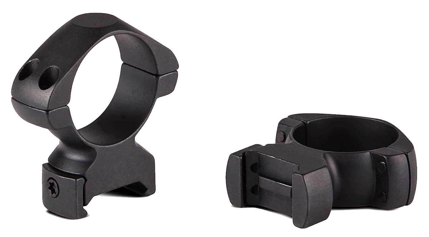 Konus 7401 Scope Ring Set Picatinny/Weaver Medium 1" Tube Matte Black Steel