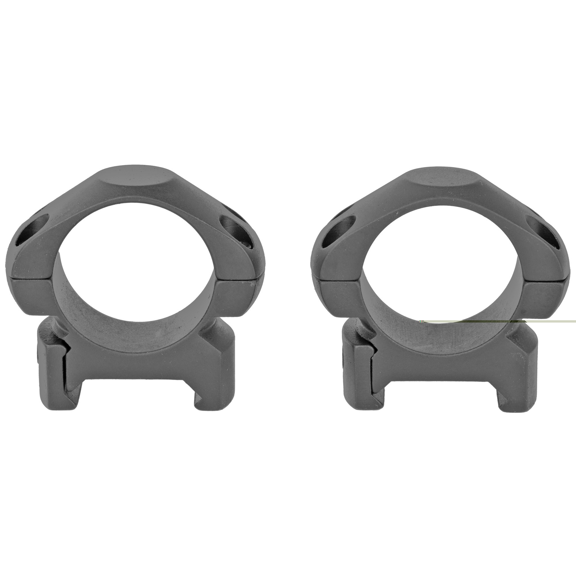 Konus 7401 Scope Ring Set Picatinny/Weaver Medium 1" Tube Matte Black Steel