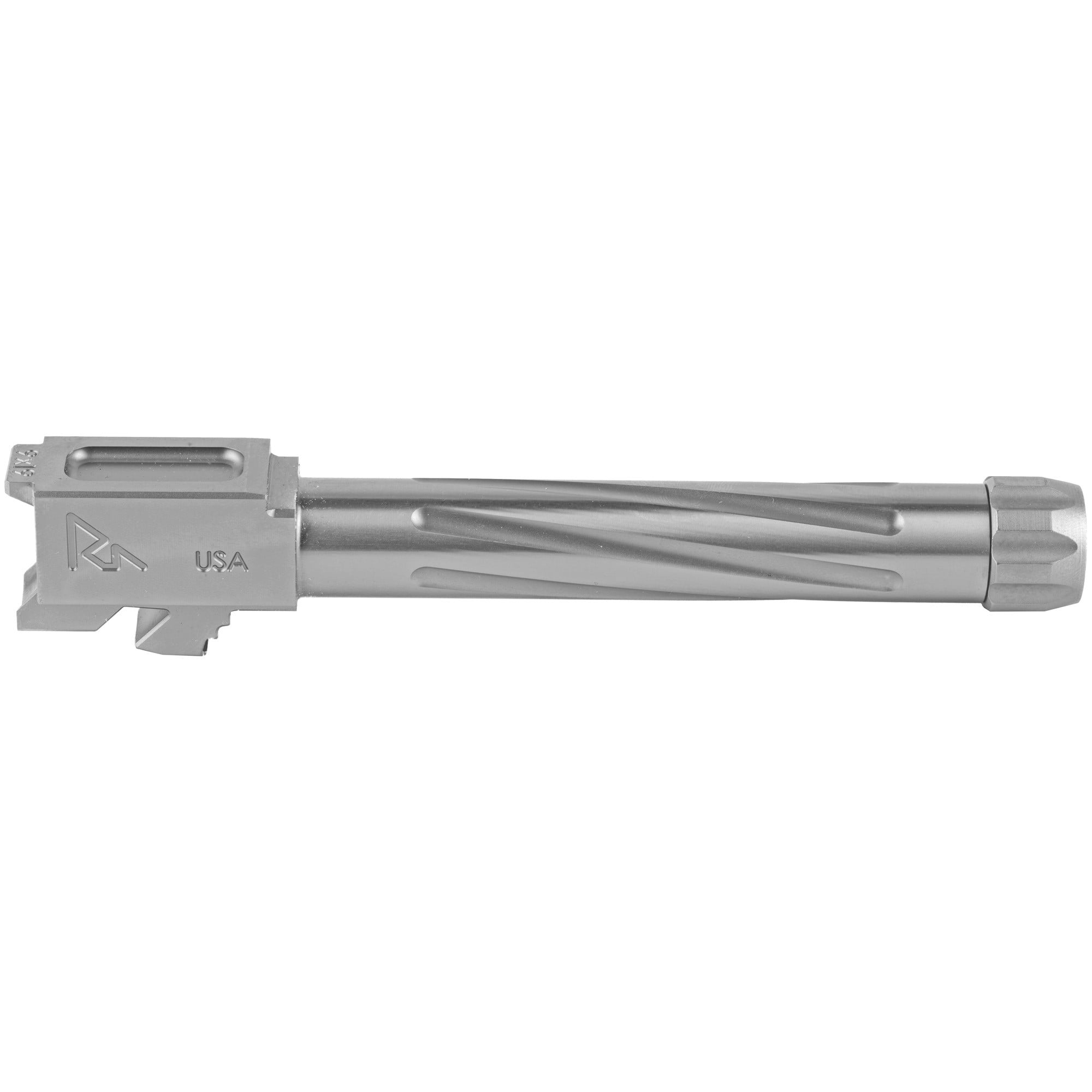 Rival Arms Barrel V1 Glock 17 Gen 5 9mm Luger Spiral Fluted 1/2"-28 Thread Stainless Steel