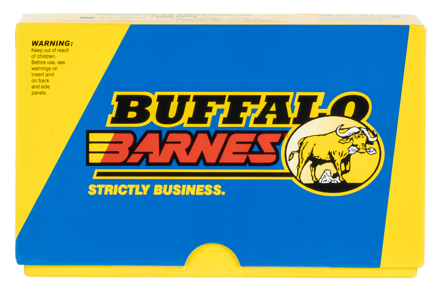 Buffalo Bore Ammunition 54C20 Buffalo-Barnes Strickly Business 375 H&H Mag 270 gr Barnes TSX Lead Free 20 Per Box/ 12 Cs
