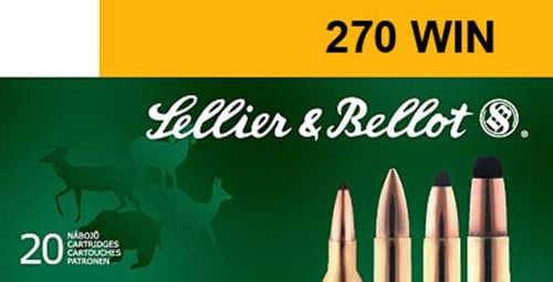 Sellier & Bellot Ammunition 270 Winchester 150 Grain Soft Point 20RD