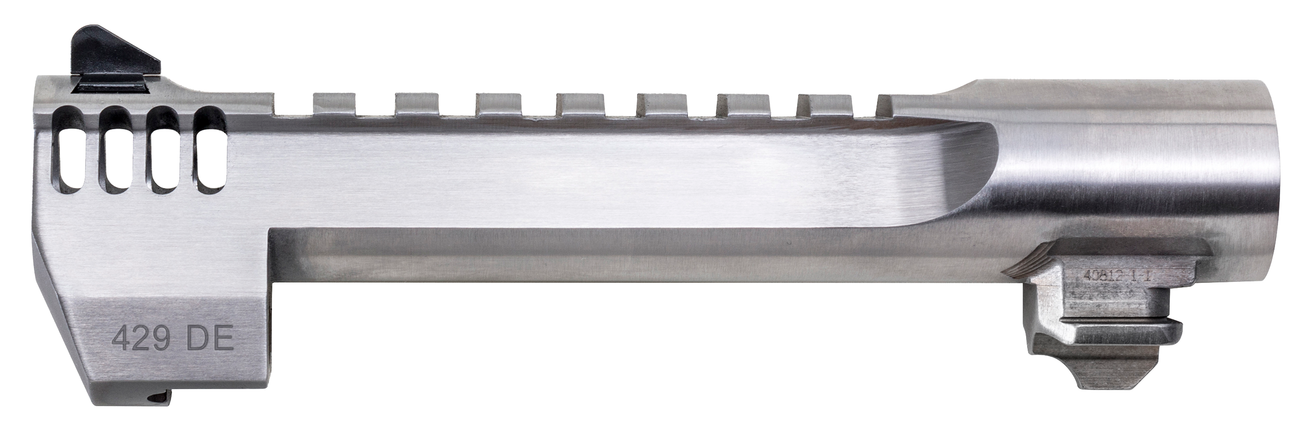 Magnum Research BAR429SRMB OEM Replacement Barrel 429 DE 6" Stainless Steel Finish & Material with Fixed Front Sight, Picatinny Rail & Muzzle Brake for Desert Eagle Mark XIX