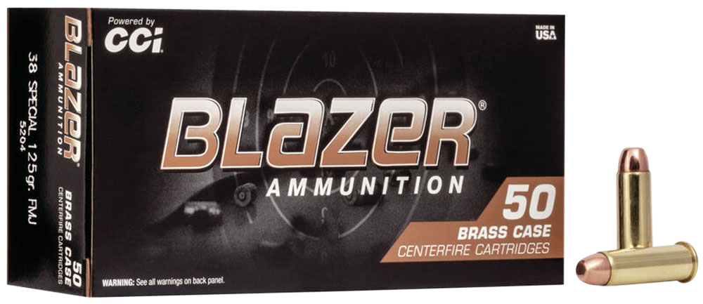 Blazer Brass 38spl 125gr Fmj 50/1000
