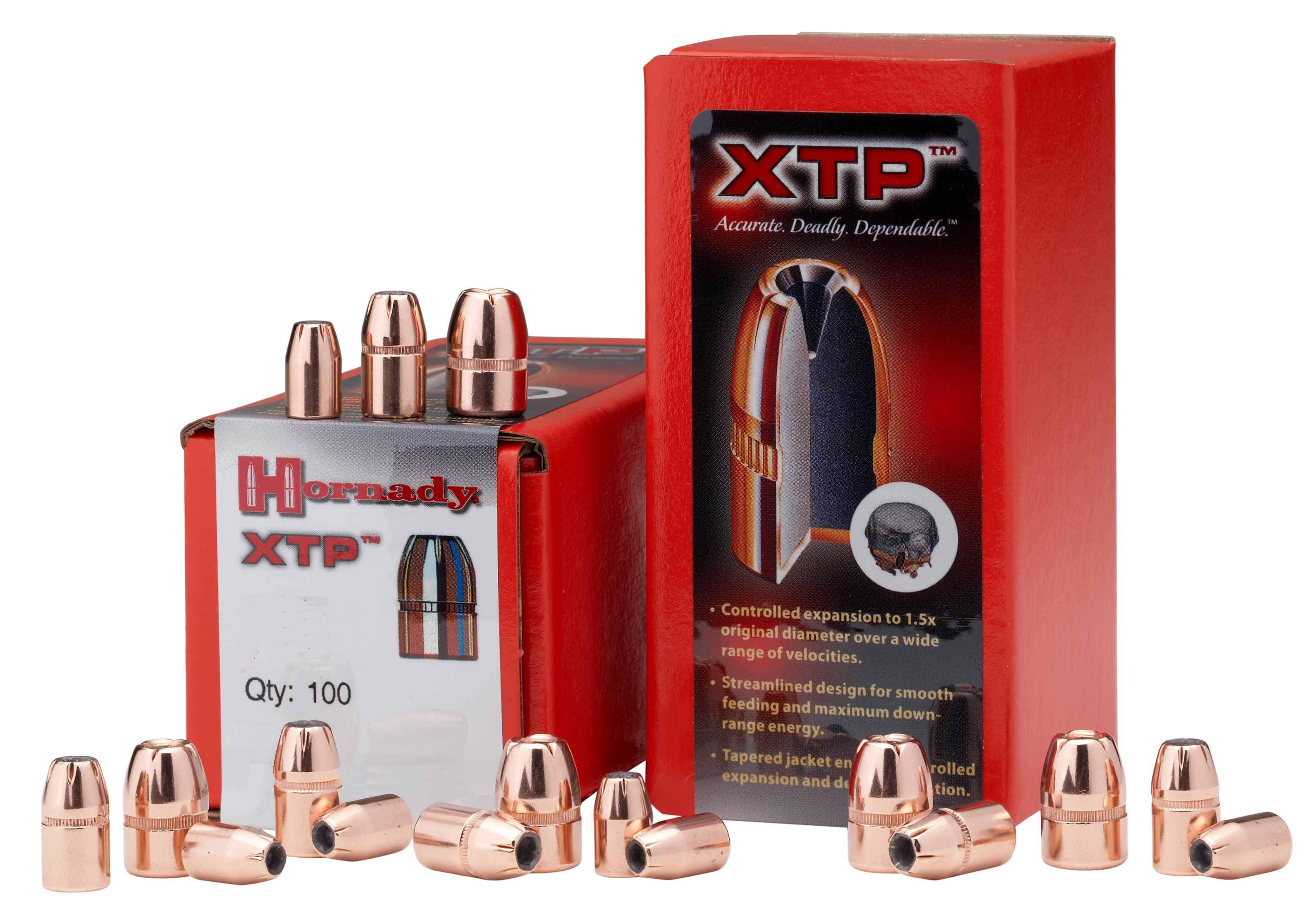 Hornady 44100 XTP 44 Caliber .430 200 GR Hollow Point 100 Box