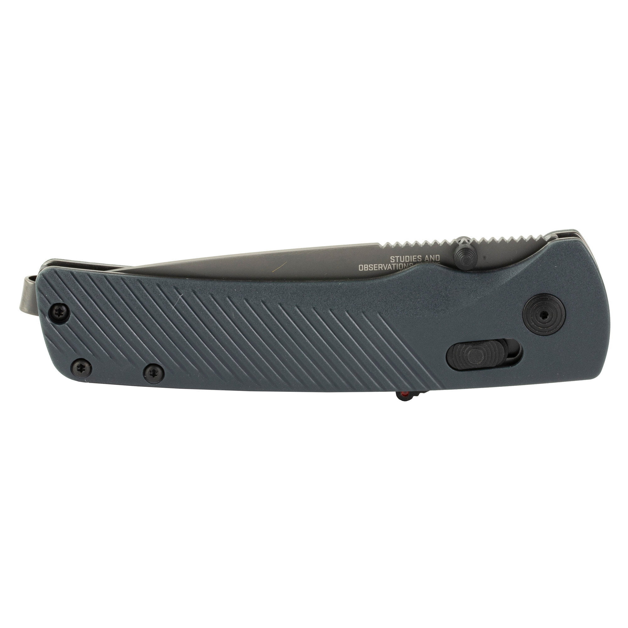S.O.G SOG11180541 Flash AT 3.45" Folding Plain TiNi Cryo D2 Steel Blade/Urban Grey GRN Handle Includes Pocket Clip