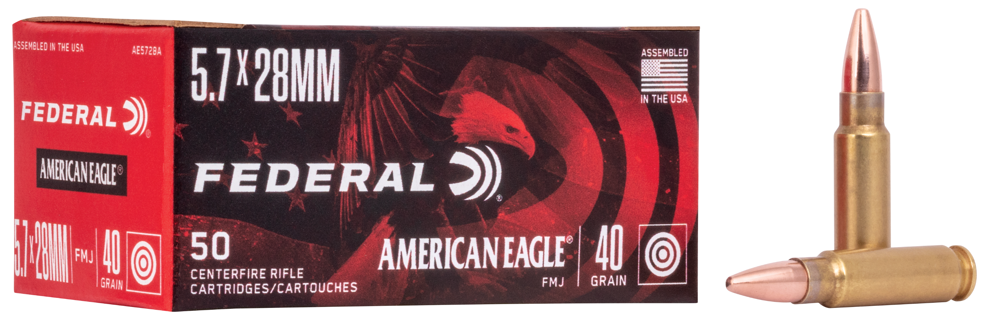 Fed Ae 5.7x28 40gr Speer Tmj 50/500