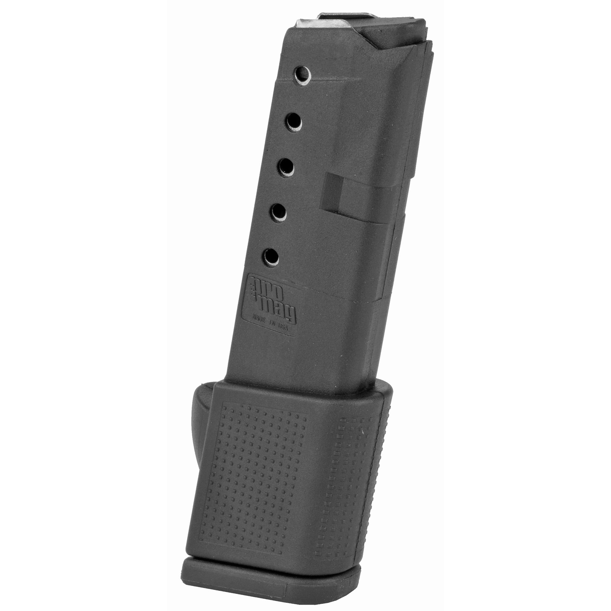 ProMag GLK11 StandardBlack DuPont Zytel Polymer Detachable 10rd 380 ACP for Glock 42