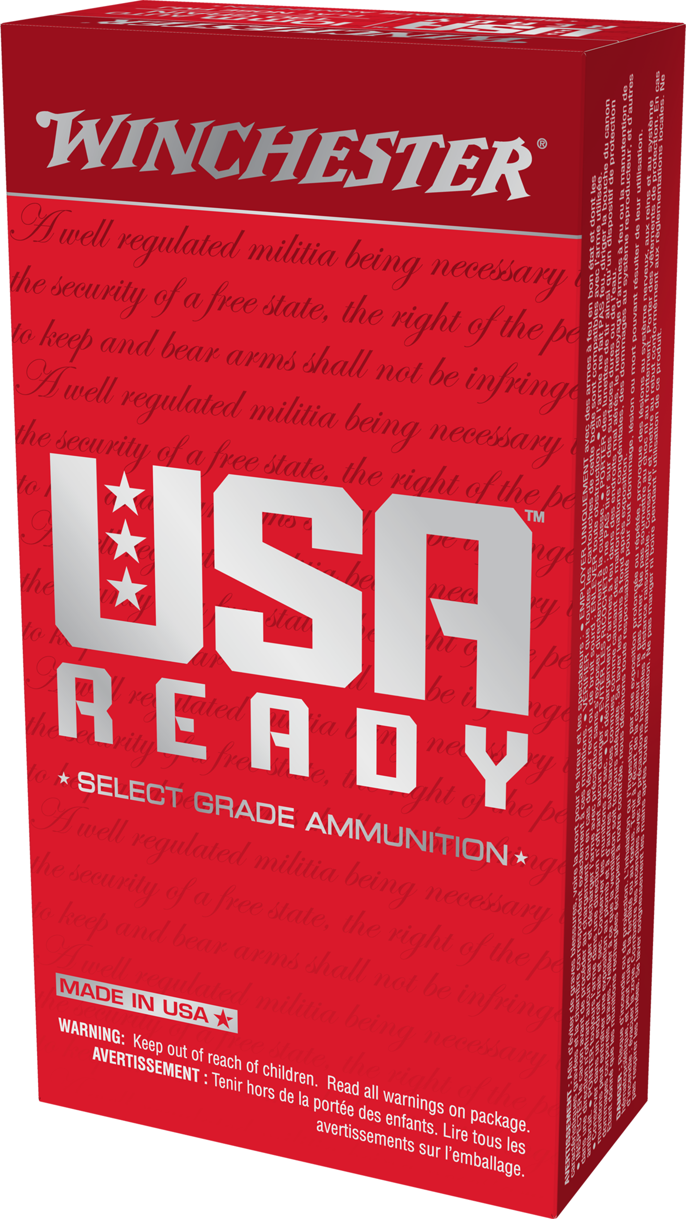 Winchester USA Ready Ammunition 10mm Auto 180 Grain Full Metal Jacket