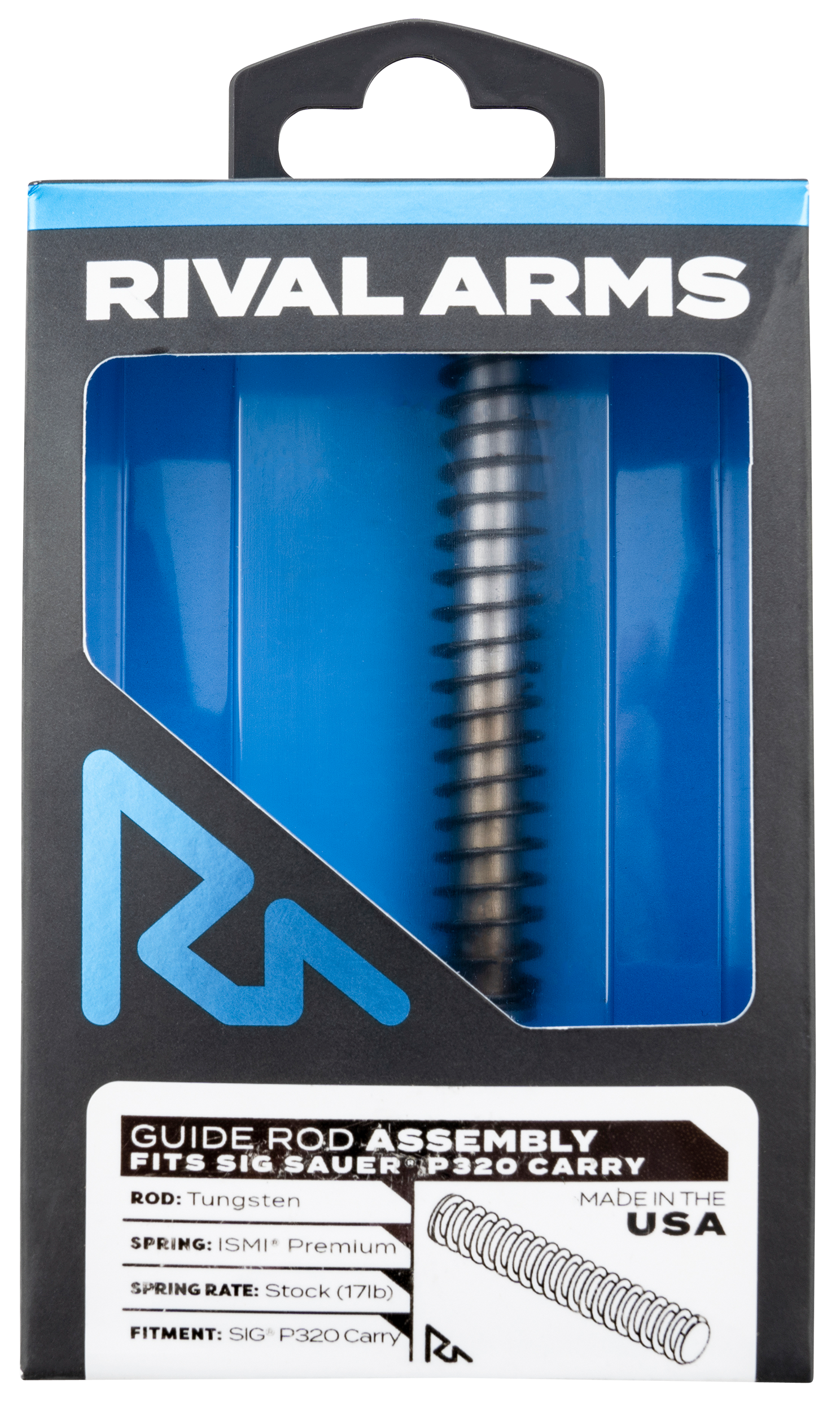 Rival Arms RARA50S301T Guide Rod Assembly Guide Rod Assembly Tungsten for Sig P320 Carry