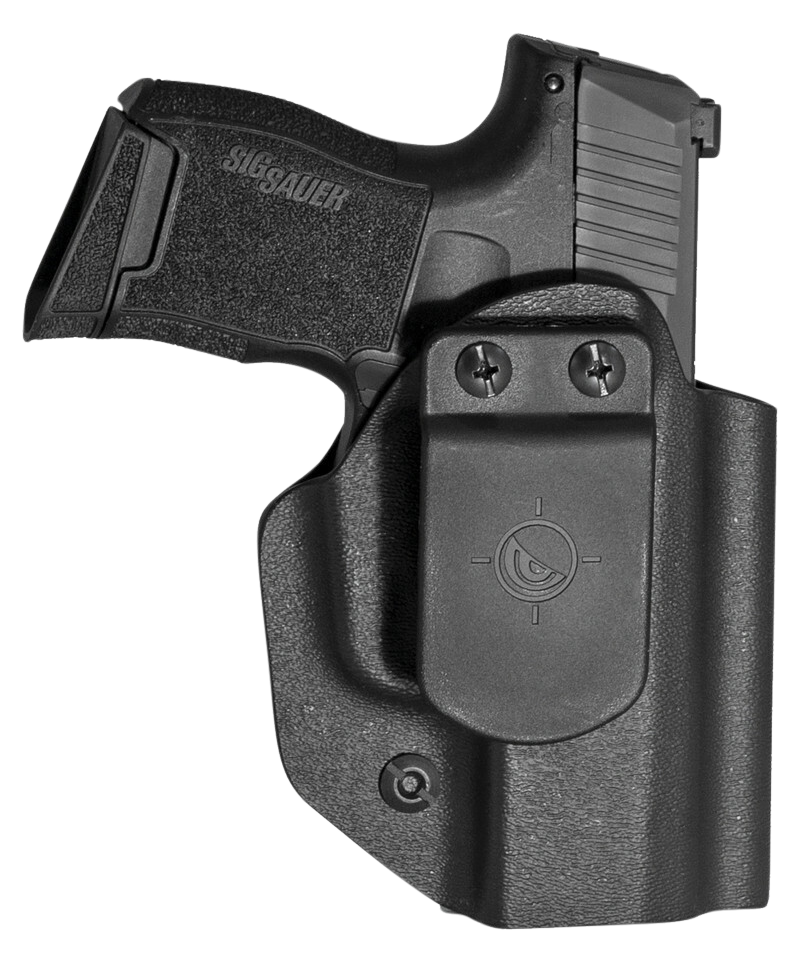 Mission First Tactical HSIG365AIWBABL Appendix Holster IWB/OWB Black Polymer Belt Clip Fits Sig P365 Ambidextrous