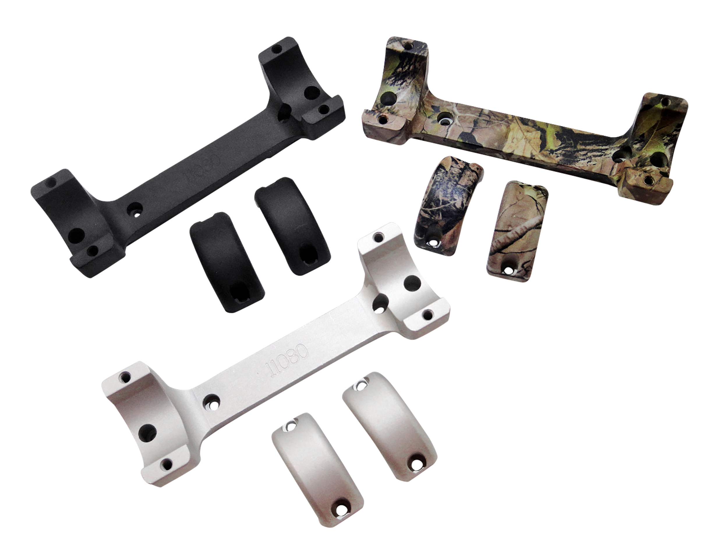 DNZ Game Reaper 1" Scopemount Silver, Medium, Ruger 10/22