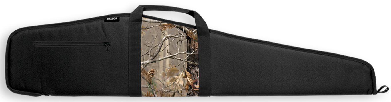Bulldog BD21044 Camo Panel Rifle Case 44" Scoped Rifle Black Nylon Case with Integrated Realtree AP Panel